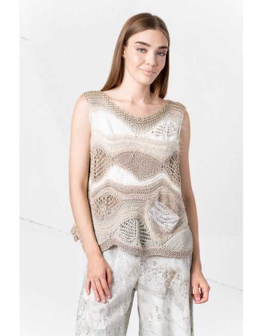 Top ELISA CAVALETTI en punto