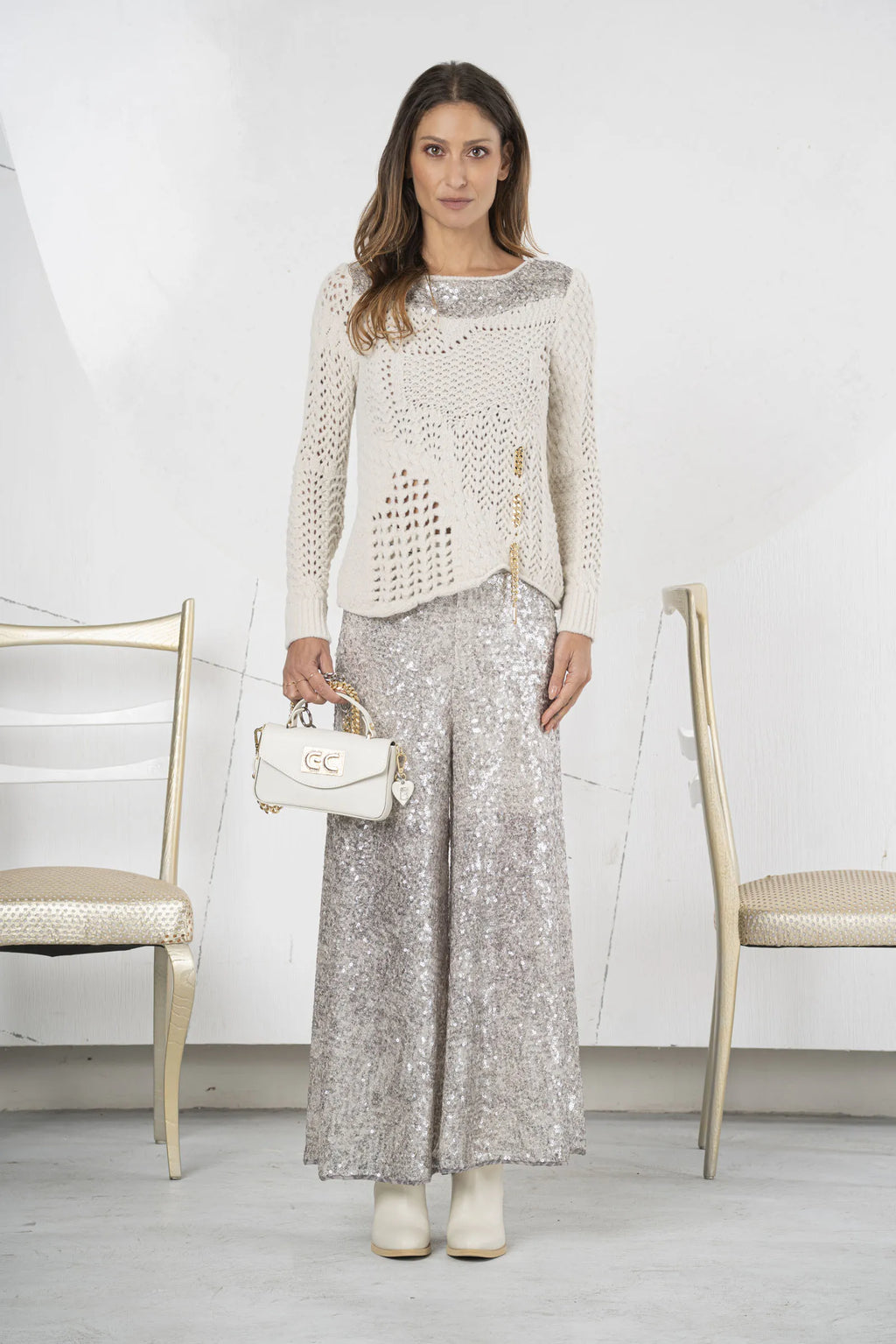 Jersey ELISA CAVALETTI con lentejuelas