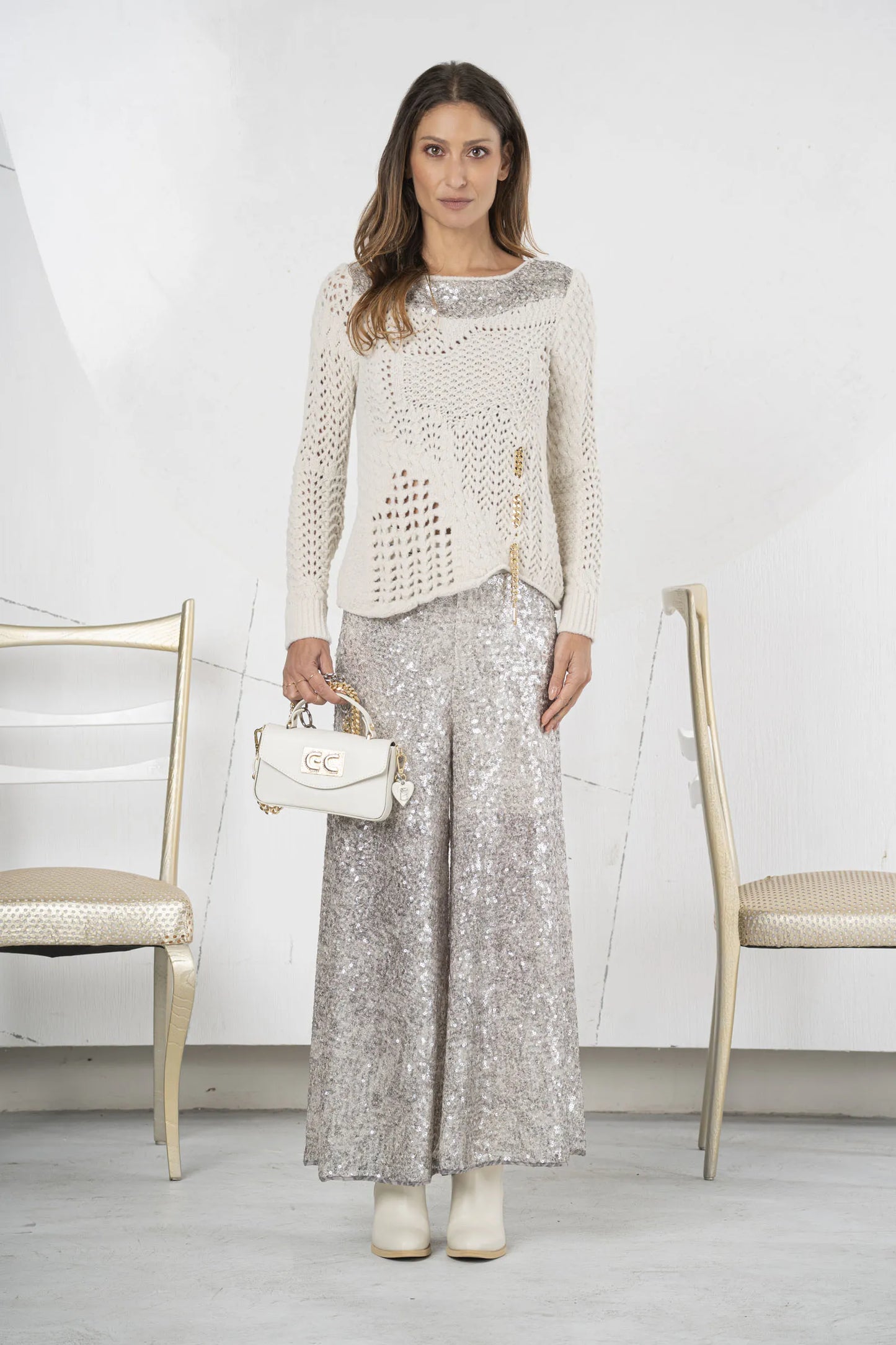 Jersey ELISA CAVALETTI con lentejuelas