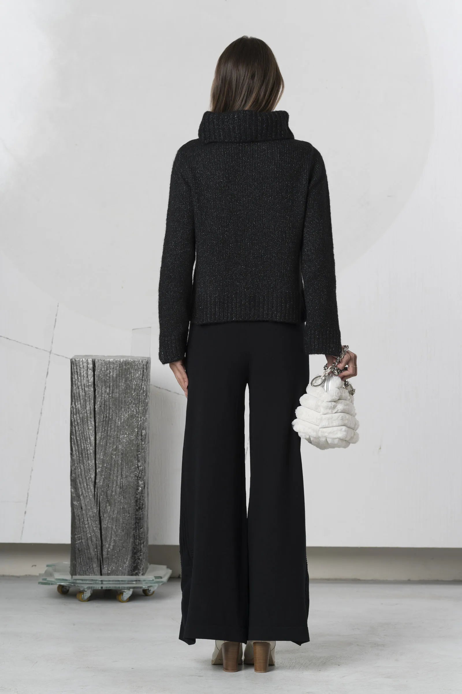 Jersey ELISA CAVALETTI blanco y negro