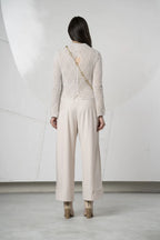 Jersey ELISA CAVALETTI rosa con cuello alto