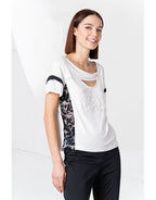 Camiseta ELISA CAVALETTI con abertura