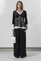 Blusa ELISA CAVALETTI efecto camisero