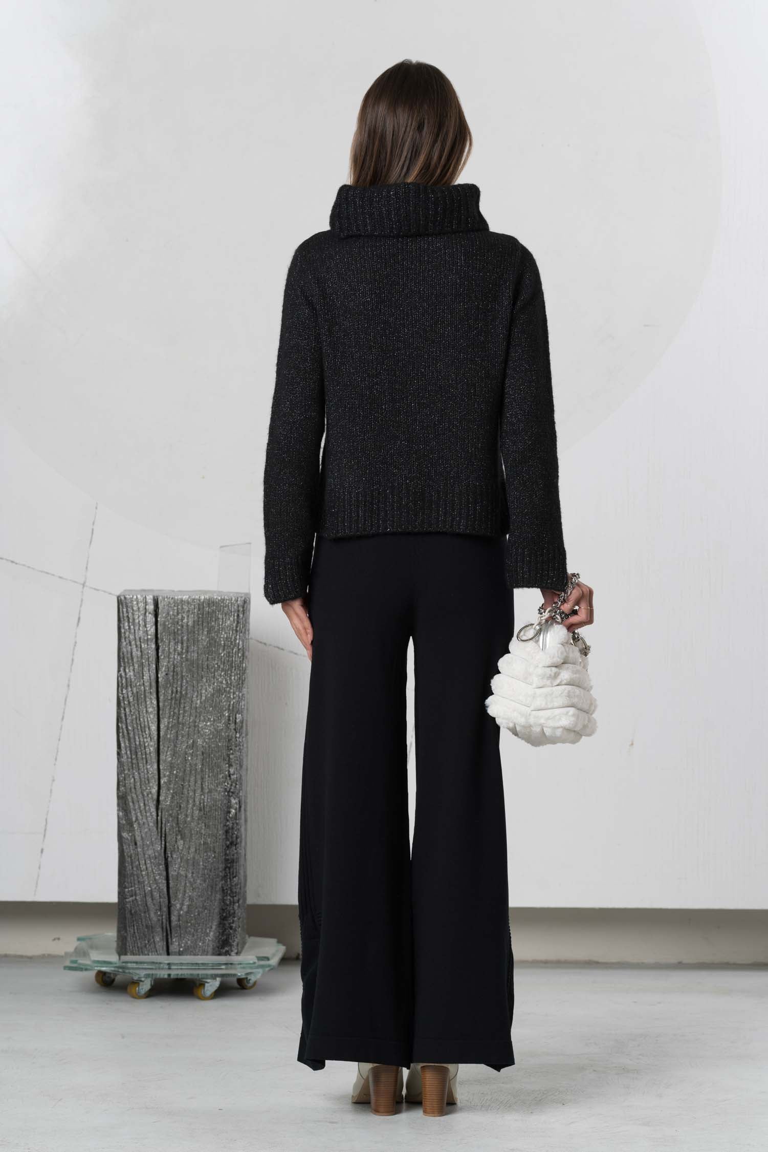 Pantalón ELISA CAVALETTI en punto negro