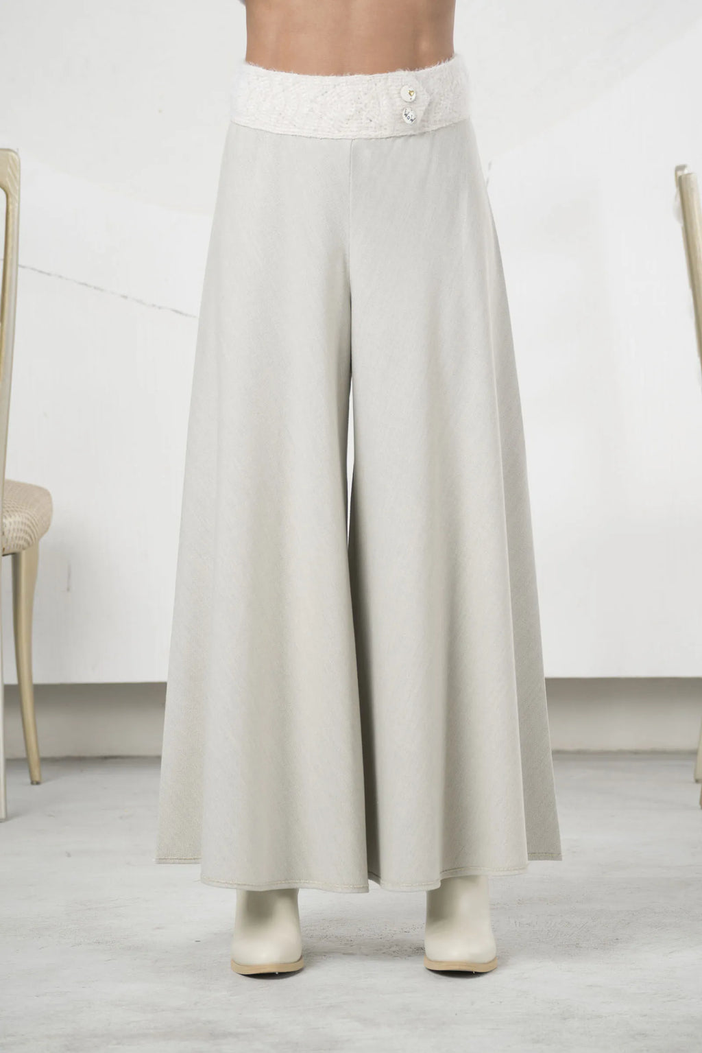 Pantalón ELISA CAVALETTI palazzo color gris