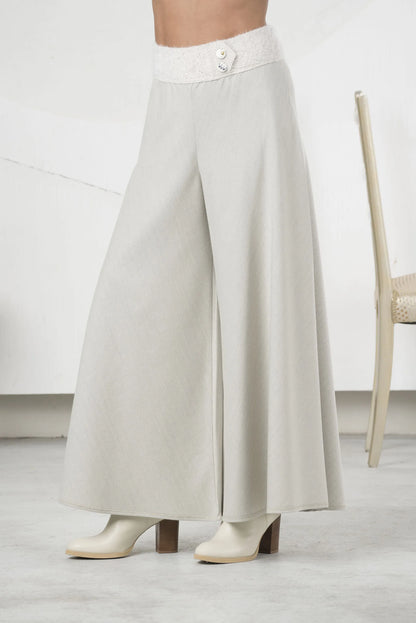 Pantalón ELISA CAVALETTI palazzo color gris