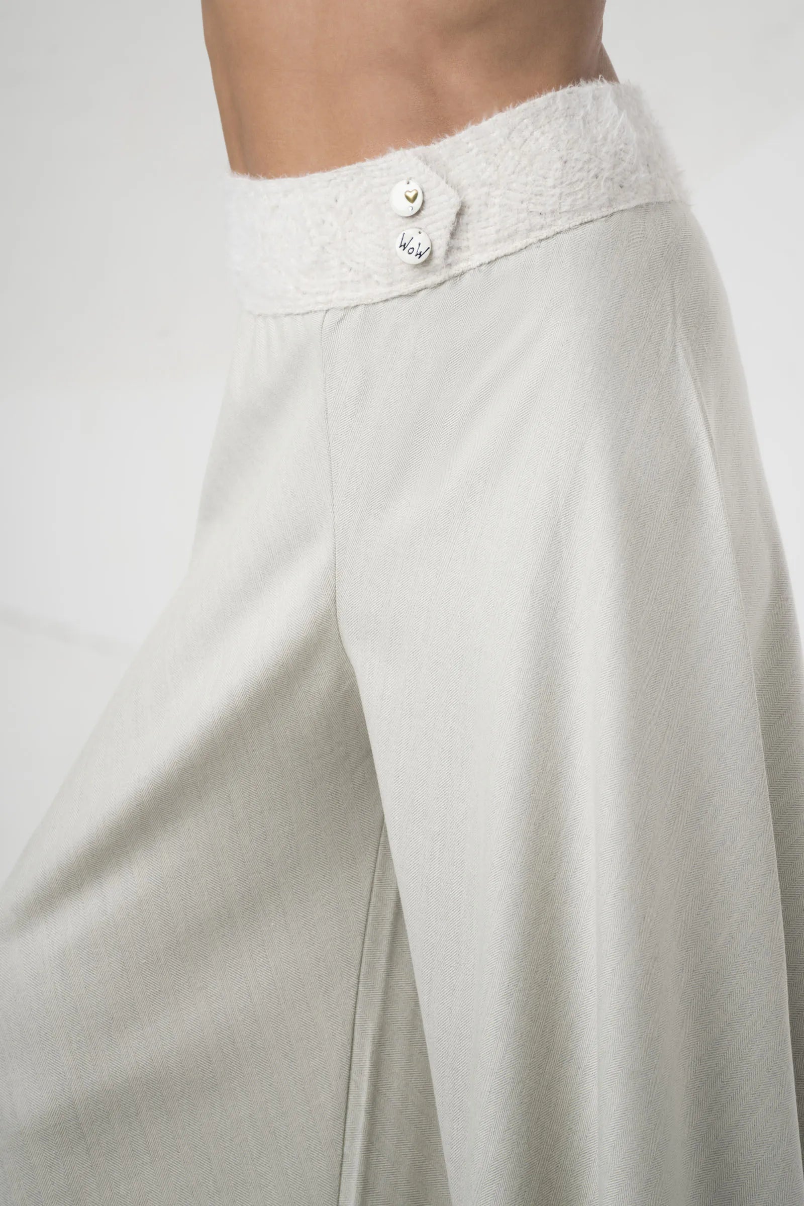 Pantalón ELISA CAVALETTI palazzo color gris
