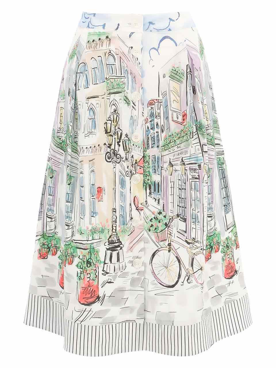 Falda DOLCEZZA MONTREAL midi estampada