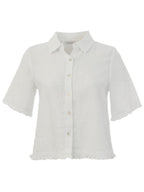 Camisa DOLCEZZA MONTREAL lino volantes