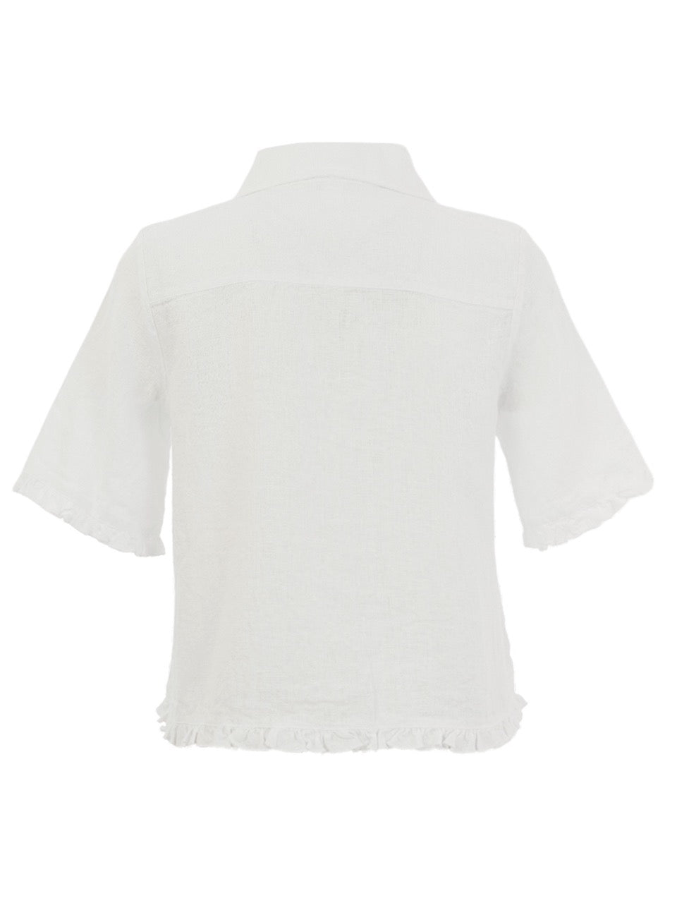 Camisa DOLCEZZA MONTREAL lino volantes
