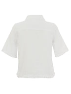 Camisa DOLCEZZA MONTREAL lino volantes