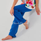 Pantalón DOLCEZZA MONTREAL de lino color indigo