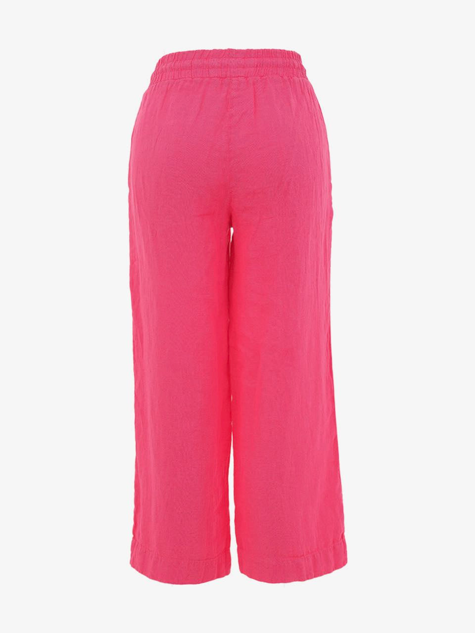 Pantalón DOLCEZZA MONTREAL de lino fucsia