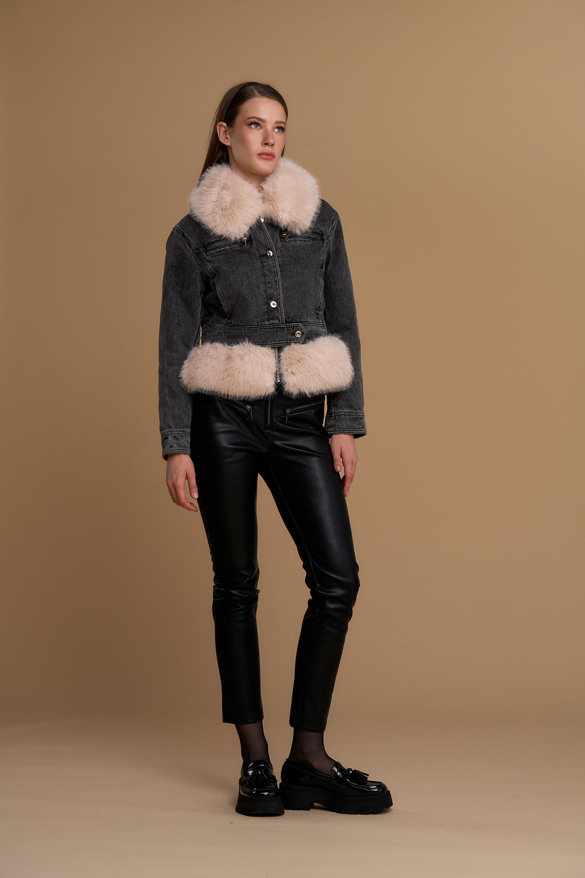 Cazadora NO SECRETS denim desmontable