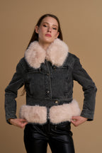 Cazadora NO SECRETS denim desmontable