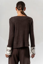 Camiseta ELISA CAVALETTI con puños fantasía