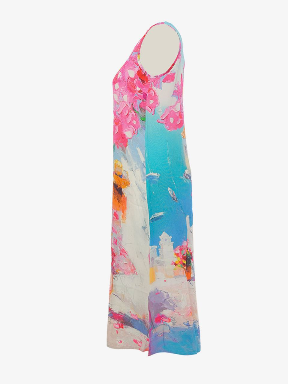 Vestido DOLCEZZA MONTREAL midi SUMMER IN SANTORINI