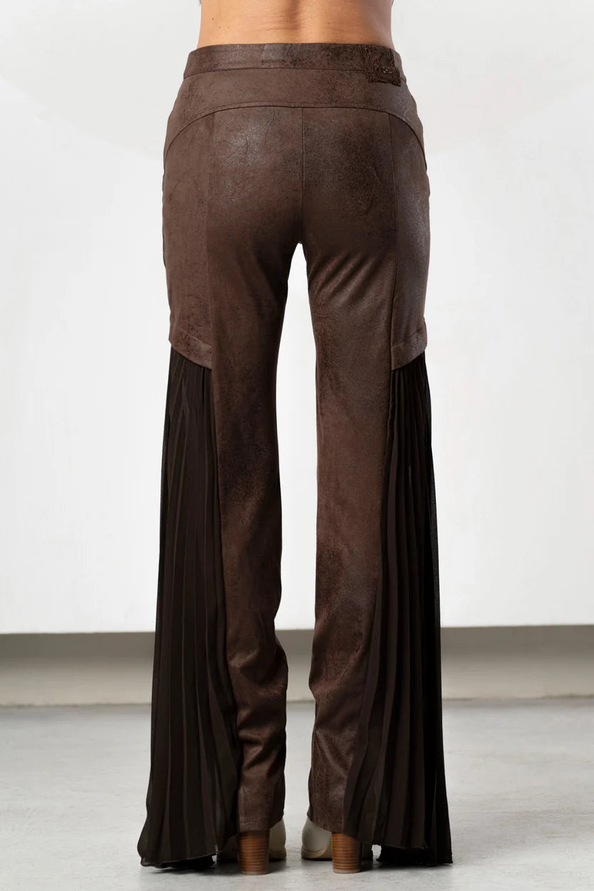 Pantalón ELISA CAVALETTI con tejido plisado