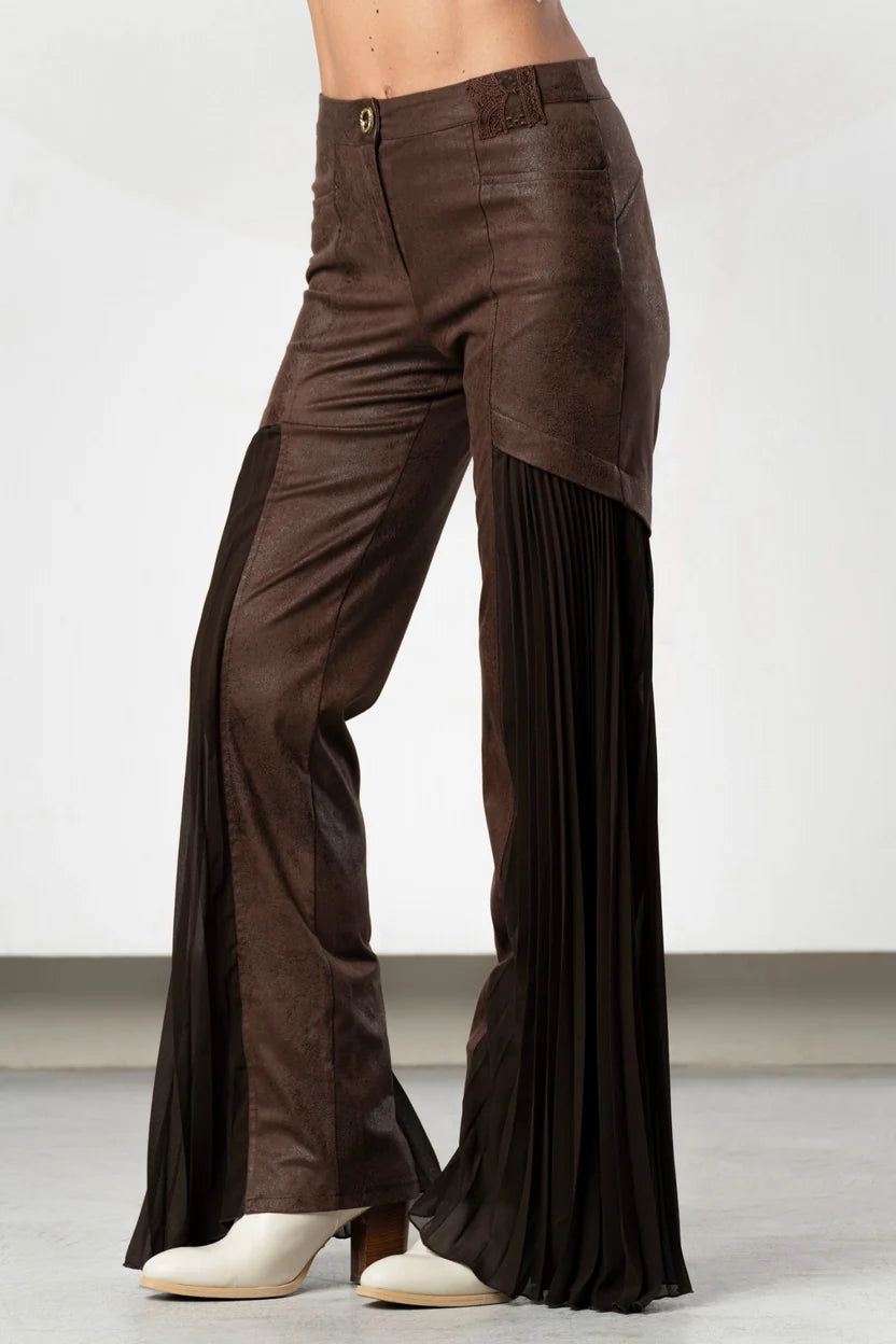 Pantalón ELISA CAVALETTI con tejido plisado