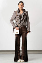 Pantalón ELISA CAVALETTI con tejido plisado