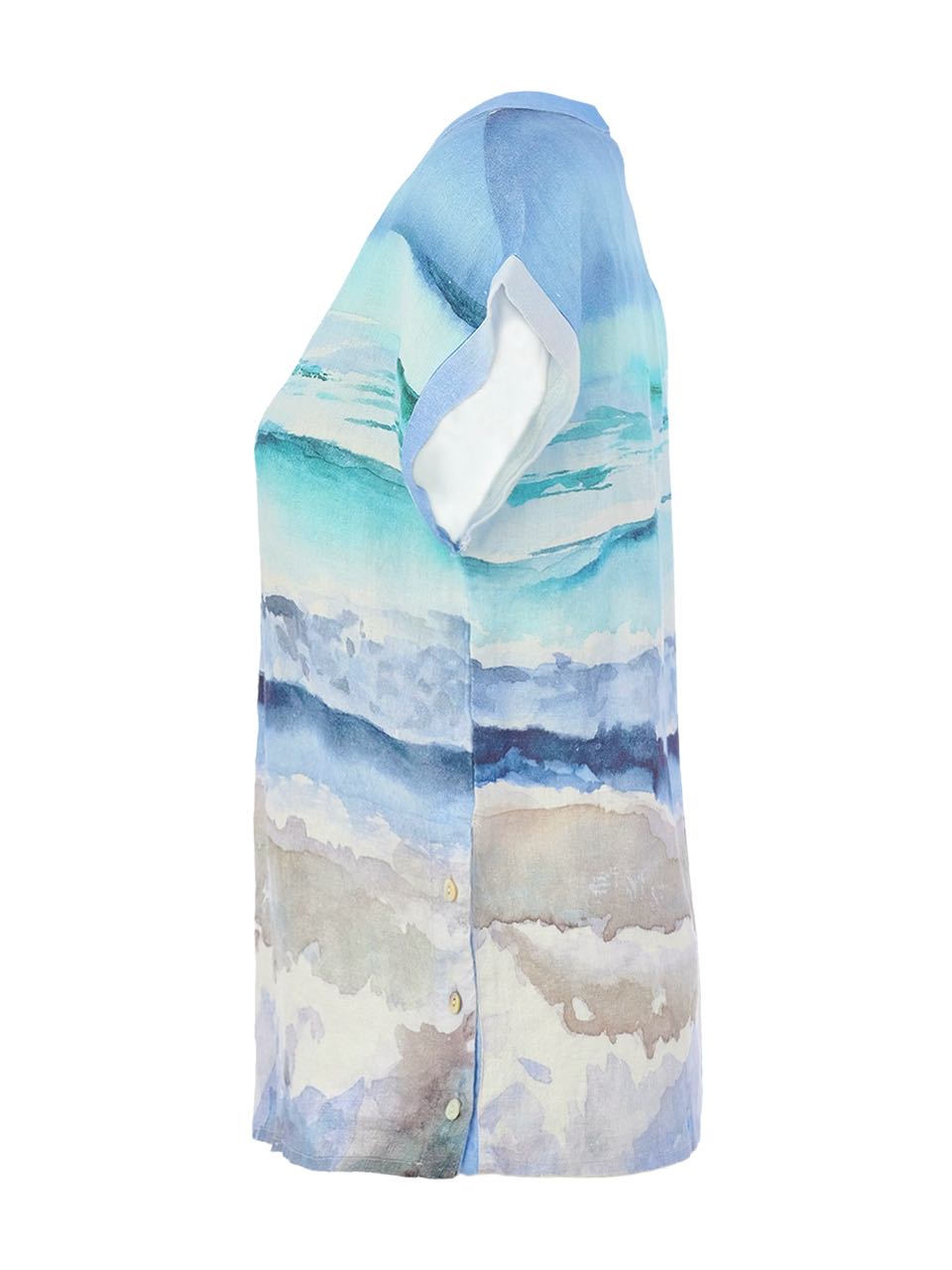 Blusa DOLCEZZA MONTREAL lino olas del mar