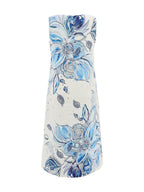 Vestido DOLCEZZA MONTREAL de flores azules