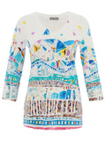 Camiseta DOLCEZZA MONTREAL con estampado abstracto