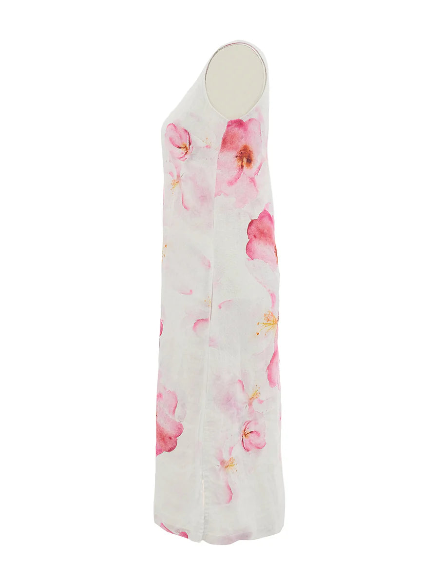 Vestido DOLCEZZA MONTREAL estampado floral en rosas