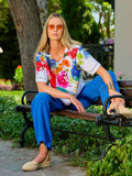 Top DOLCEZZA MONTREAL estampado primaveral
