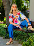 Top DOLCEZZA MONTREAL estampado primaveral