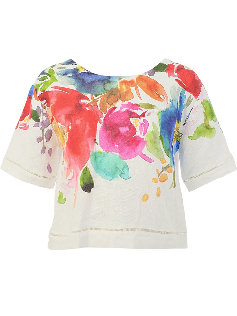 Top DOLCEZZA MONTREAL estampado primaveral