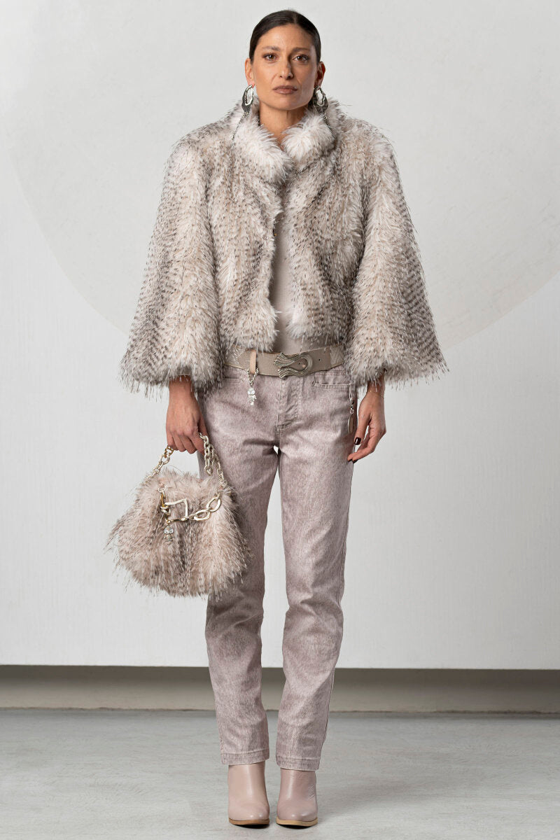 Chaqueta ELISA CAVALETTI color beige alabastro