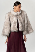 Chaqueta ELISA CAVALETTI color beige alabastro
