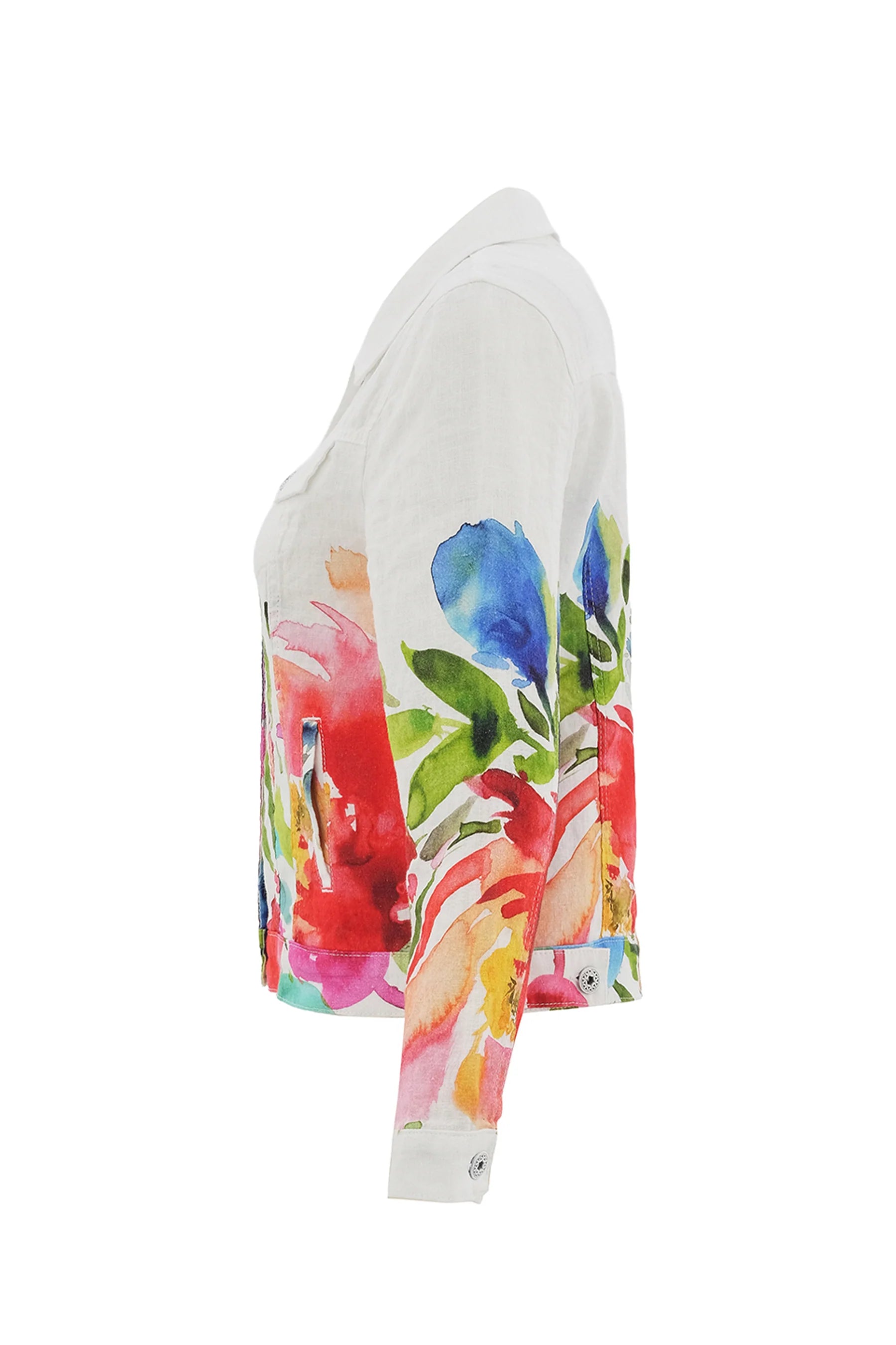 Chaqueta DOLCEZZA MONTREAL lino con flores