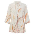 Blusa DOLCEZZA MONTREAL lino estampado beige