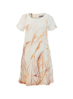 Vestido DOLCEZZA MONTREAL con estampado de juncos