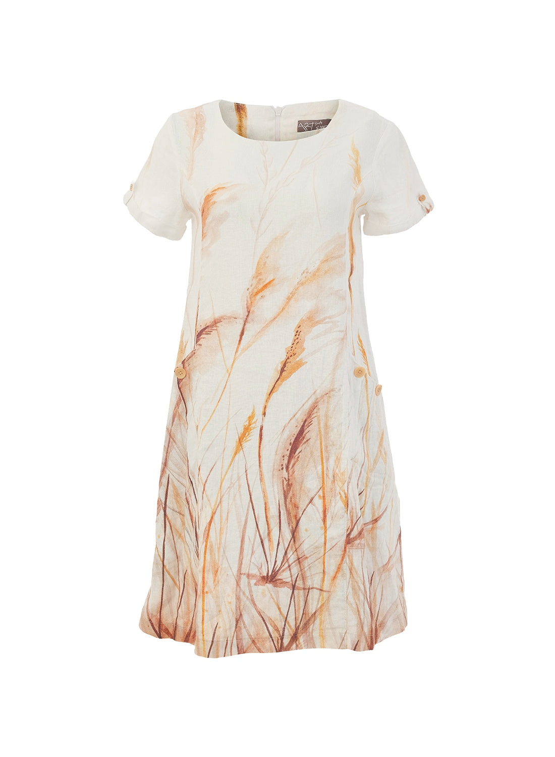 Vestido DOLCEZZA MONTREAL con estampado de juncos