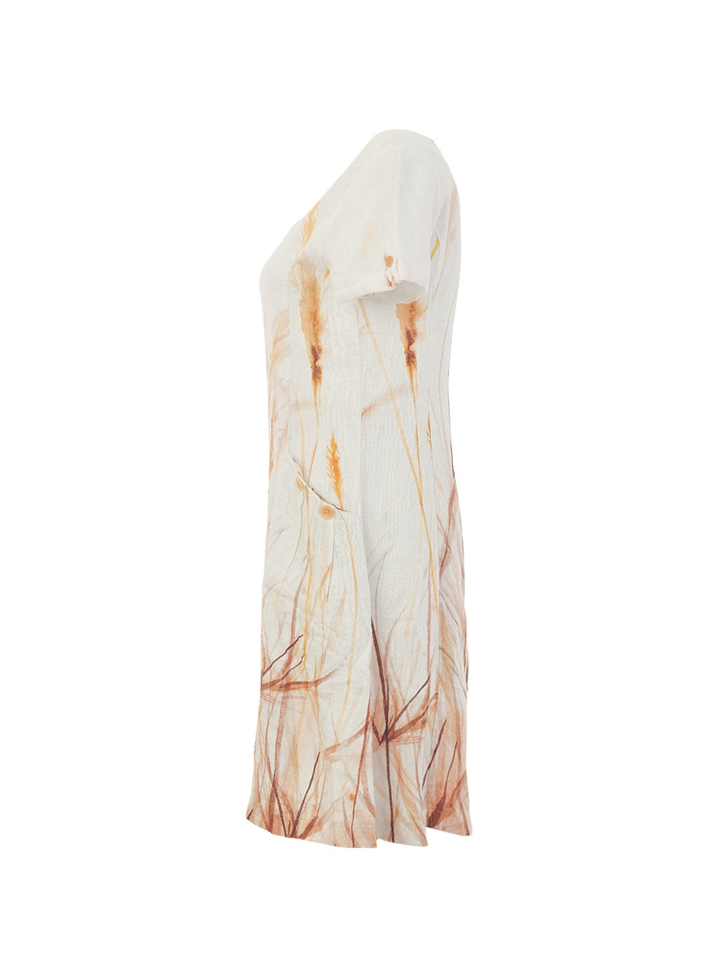Vestido DOLCEZZA MONTREAL con estampado de juncos
