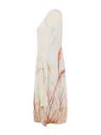 Vestido DOLCEZZA MONTREAL en blanco y beige