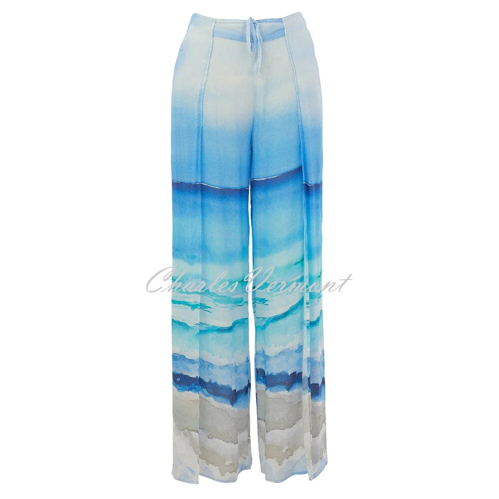 Pantalón DOLCEZZA MONTREAL en azules SEASCAPE-1