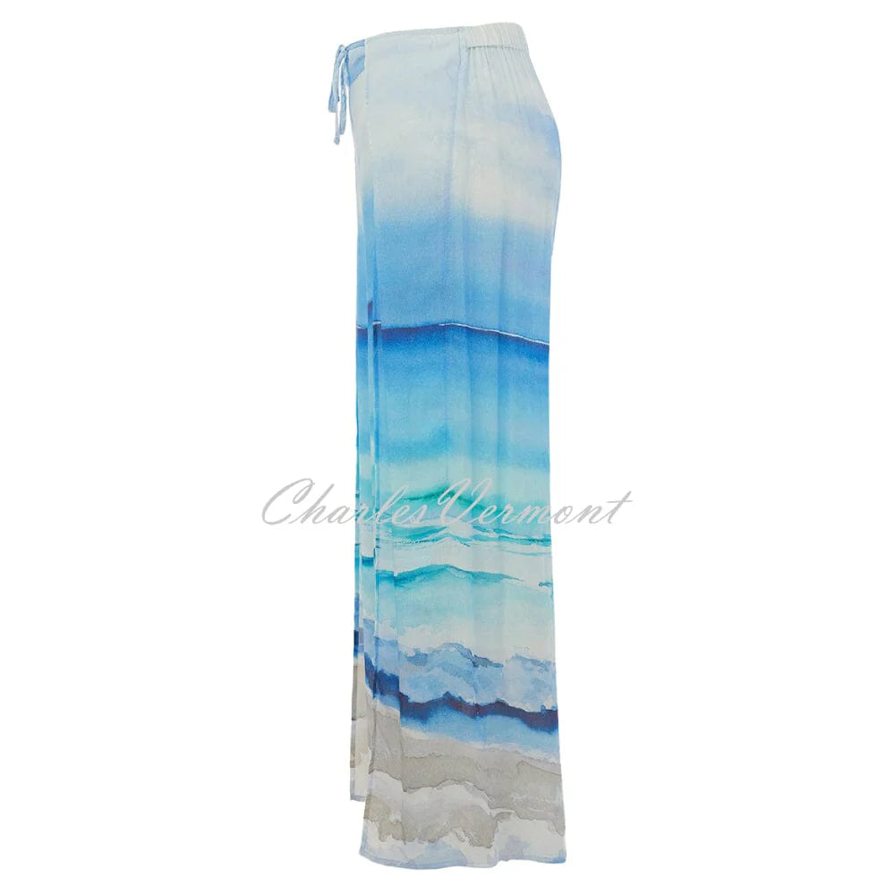 Pantalón DOLCEZZA MONTREAL en azules SEASCAPE-1