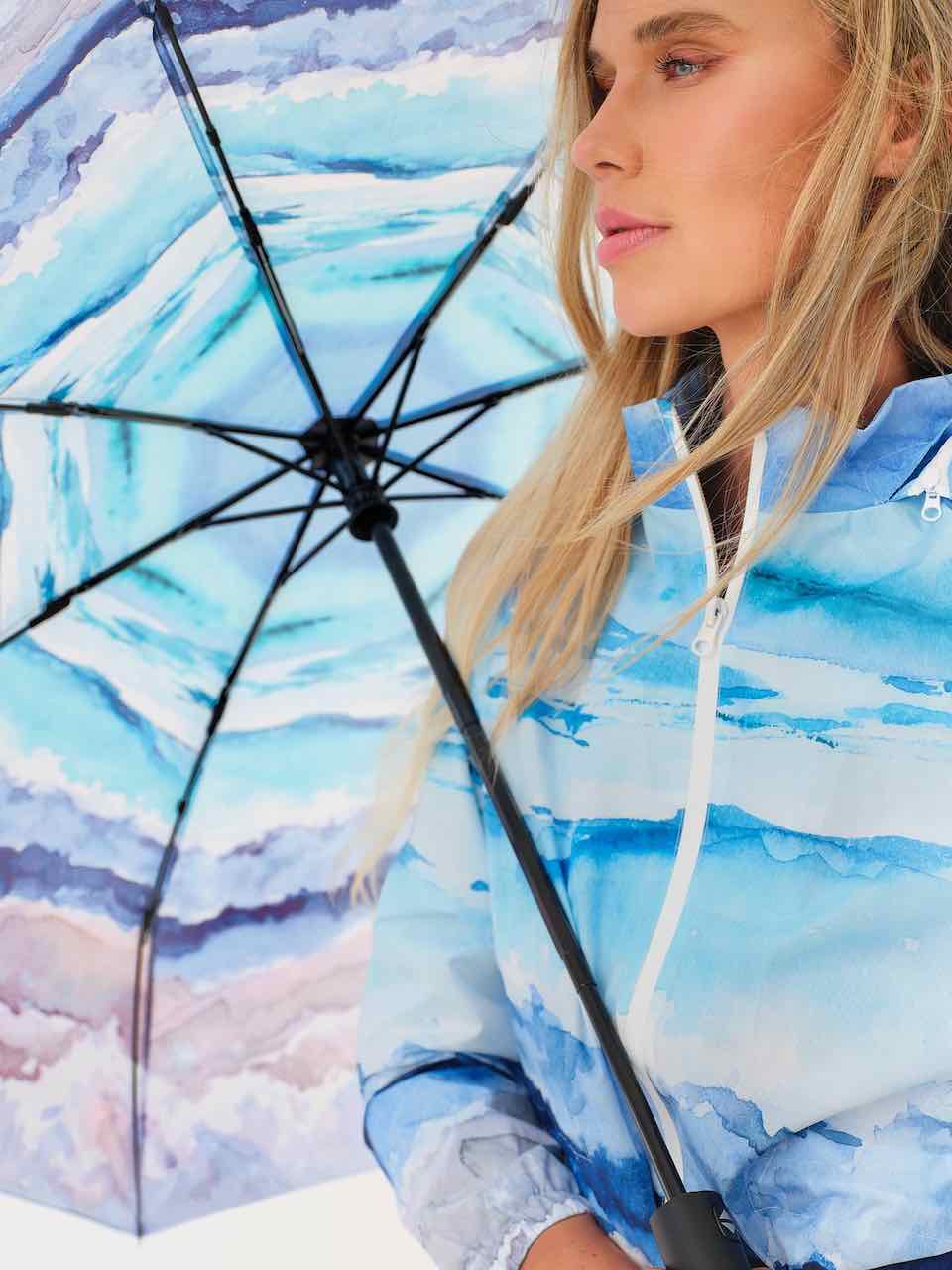 Chubasquero DOLCEZZA MONTREAL impermeable en azules
