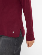 Jersey BRAX FEEL GOOD de lana color rubí