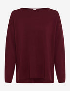 Jersey BRAX FEEL GOOD de lana color rubí