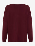 Jersey BRAX FEEL GOOD de lana color rubí