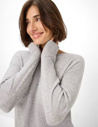 Jersey BRAX FEEL GOOD lana gris clarito