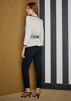 Chaqueta ALBA CONDE con detalle de contrastes