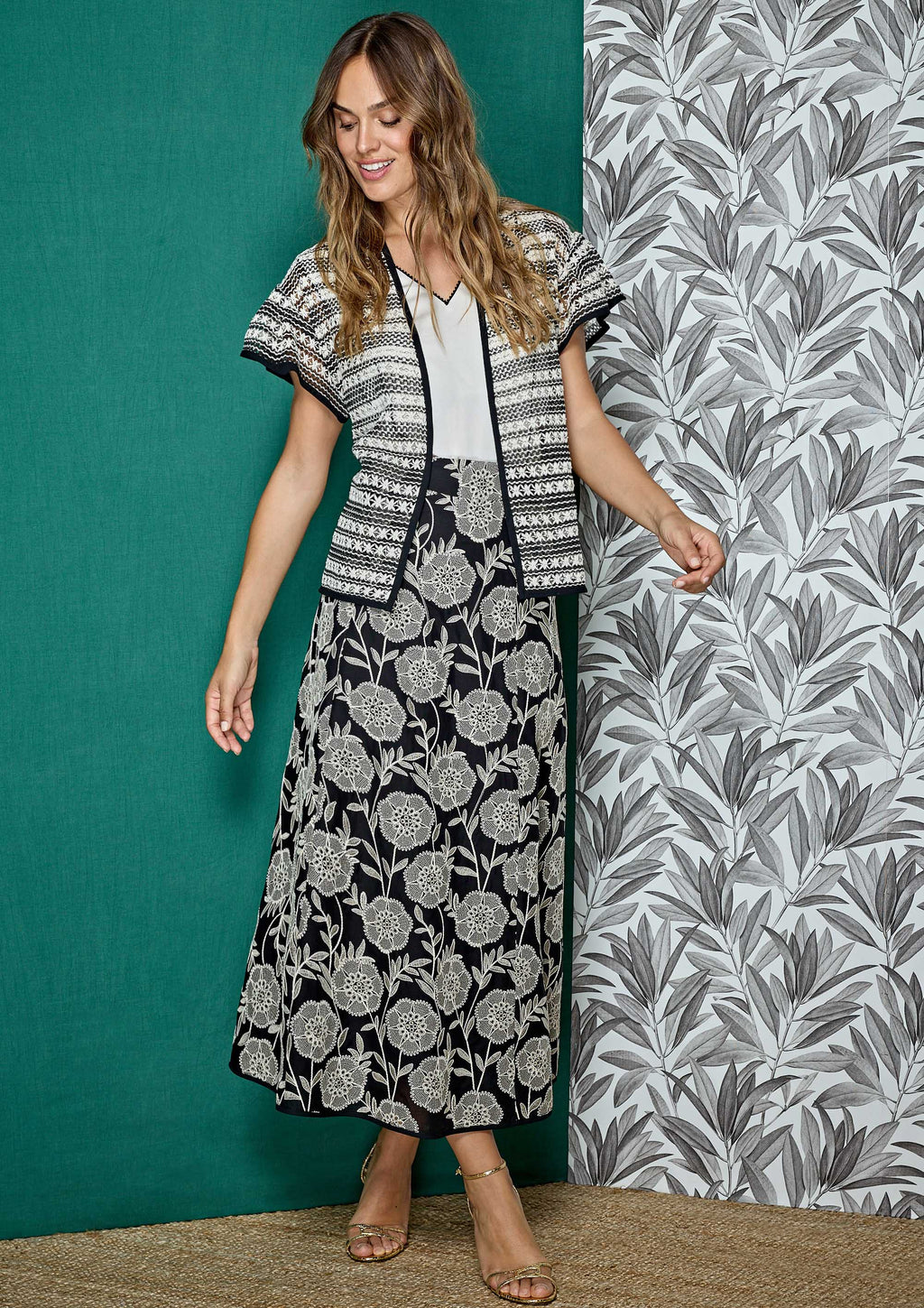 Chaqueta ALBA CONDE invitada bicolor