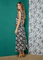 Falda ALBA CONDE midi  bordada estampado floral