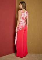 Top ALBA CONDE gasa estampado floral